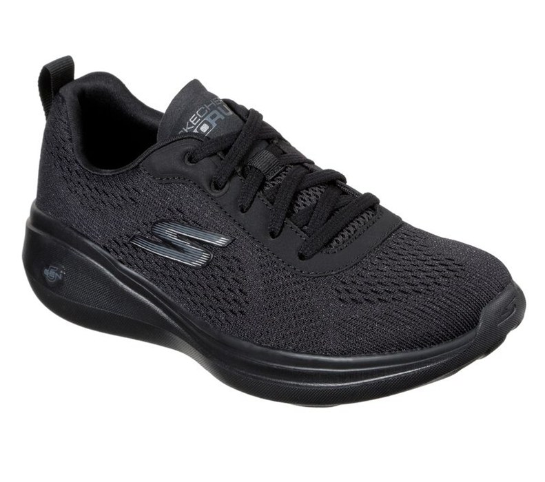 Skechers Dam Svarta Sneakers - Gorun Fast - Float - Sverige (SWIPA-6279)